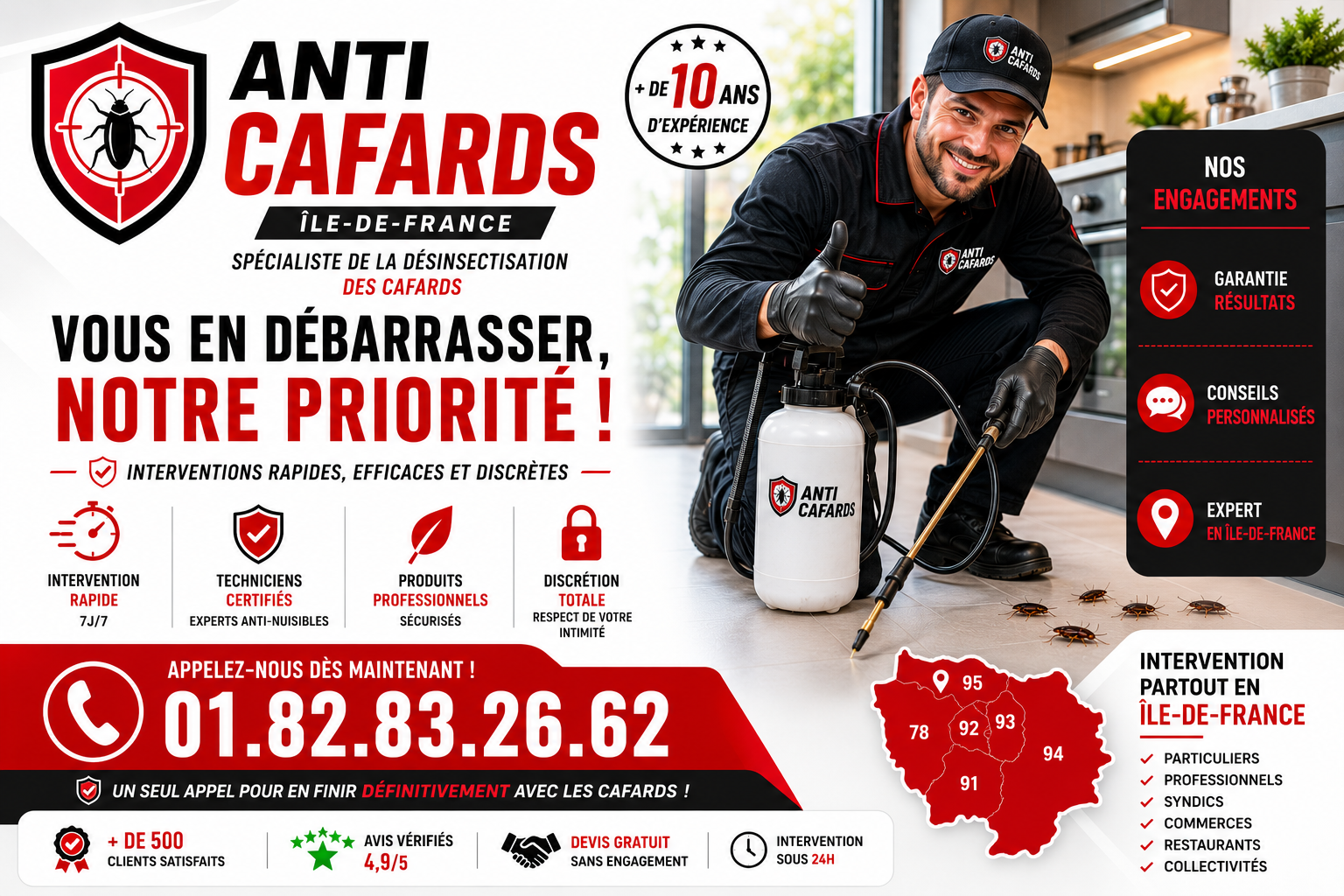 Cafards Puteaux